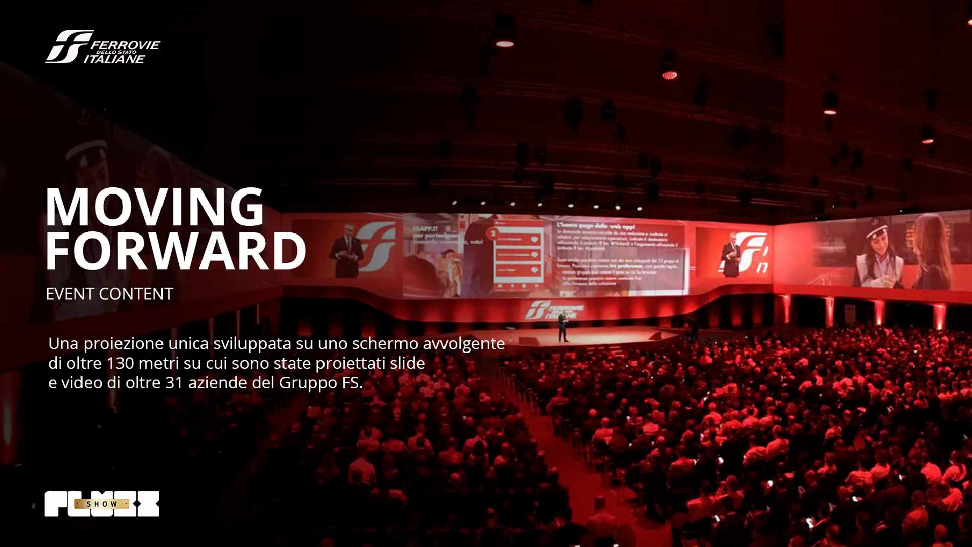 Fluxx Srl Video e presentazioni interattive per Evento Moving Forward di Gruppo FS