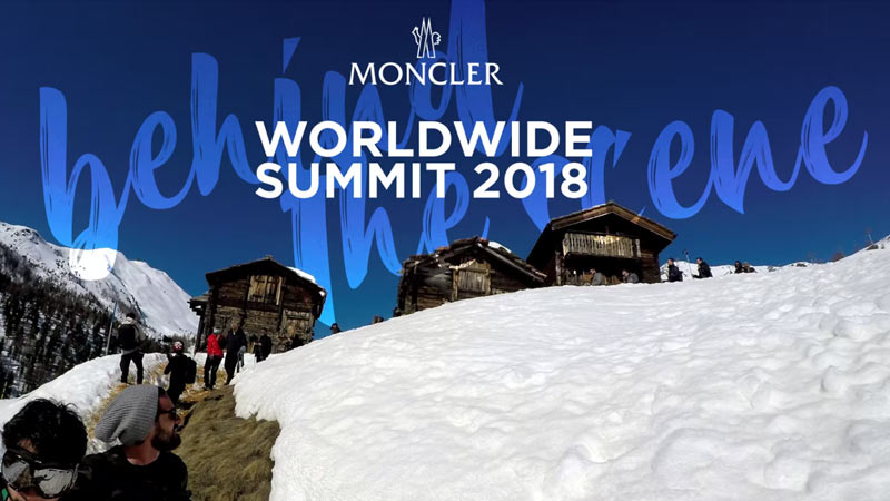 Fluxx Video report backstage Global Summit Moncler