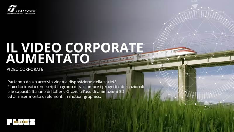 Fluxx Srl video corporate realizzato per Italferr