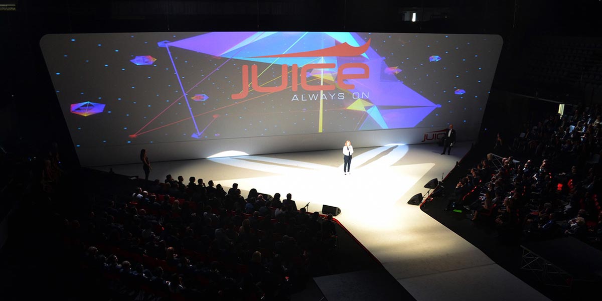 Fluxx Milano produzione video Evento Juice Always On 105 Stadium Rimini