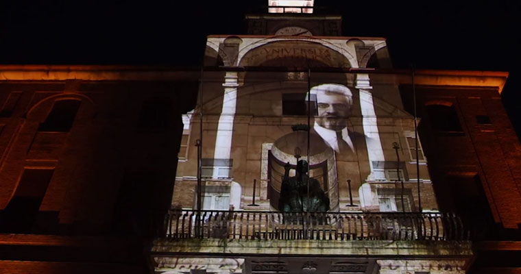 Video Mapping per Cattolica realizzato da Fluxx